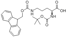 N-叔丁氧羰基-N'-芴甲氧羰基-L-鸟氨酸 