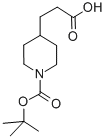 1-叔丁氧羰基-4-哌啶丙酸
